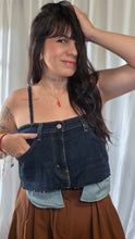 Cargar imagen en el visor de la galería, Upcicle denim tops
